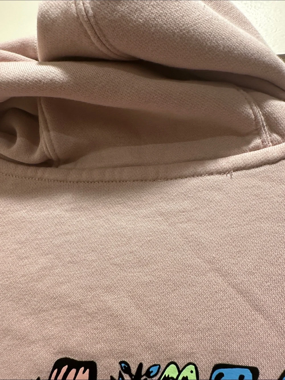Nike Pink Hoodie with Drawstrings and Logo